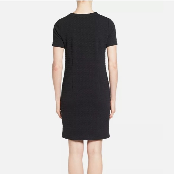 Michael Kors Short Sleeve Textured Grid Dress - Picture 6 of 14